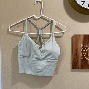 NVGTN sports bra/tank. Size medium. Very light light green.
